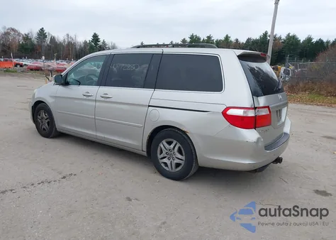 2007 Honda Odyssey Ex-L from USA, damaged, VIN 5FNRL387X7B044343